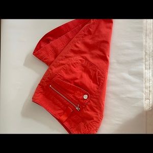 lauren active Cute Orangey/ coraly Shorts sz 16